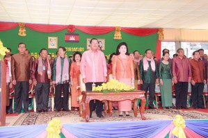 Hun Sen at Angkor