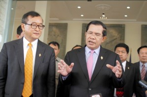 Hun Sen in Paliament